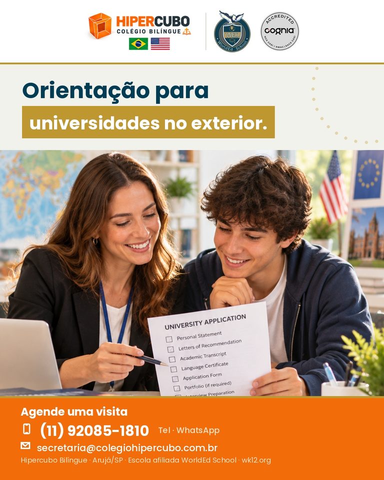 Orientação para universidades no exterior