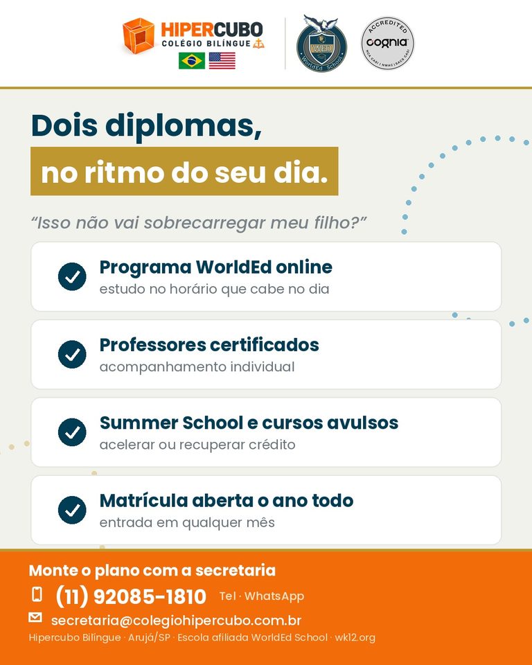 Dupla diplomação sem sobrecarregar a rotina